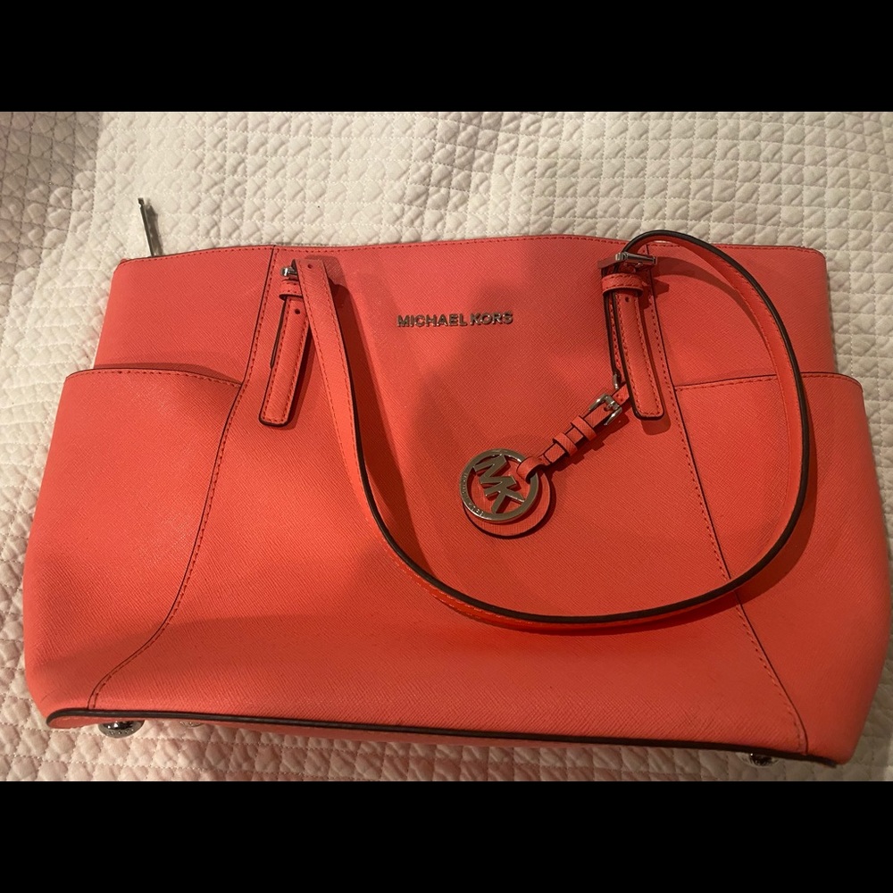 Coral Michael Kors bag